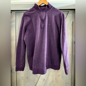 Criquet purple zip sweatshirt